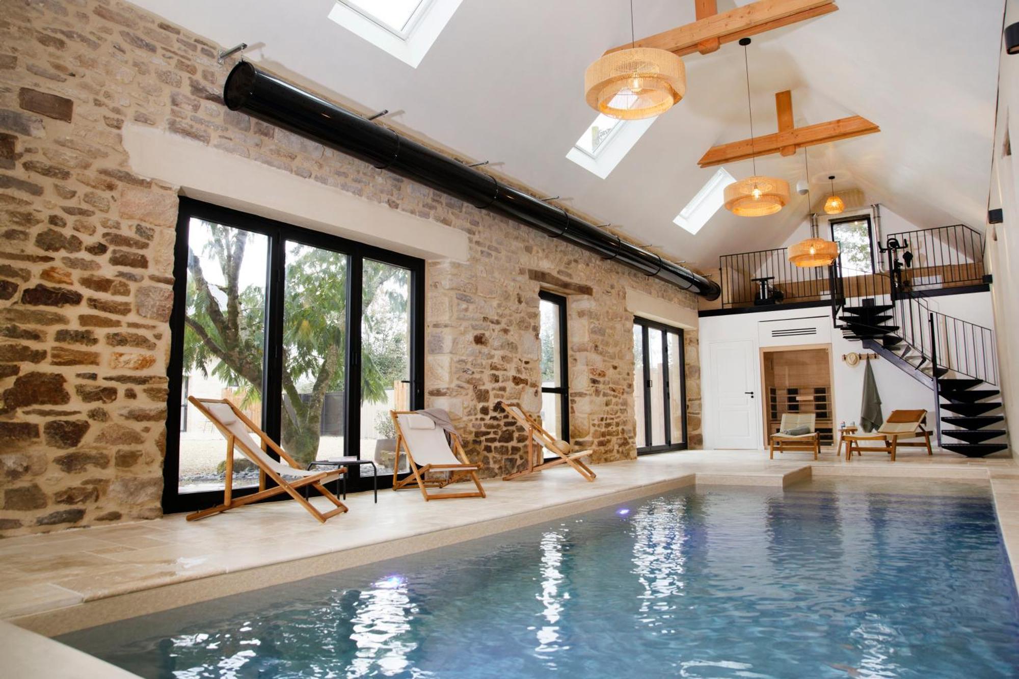 Le Domaine De Soani - Piscine Interieure, Jacuzzis & Sauna Saint-Évarzec Exterior foto